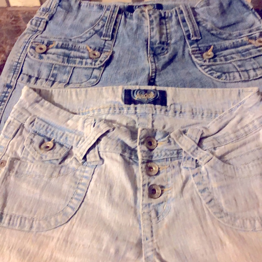 2 pairs Junior sz 3 Angel jeans